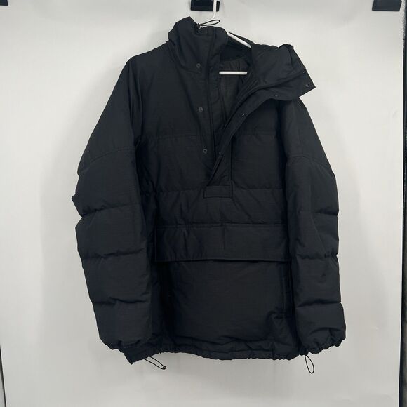 Snow Peak TAKIBI Spec Pullover Down Parka Jacket Black US Large Snow Ski Resort - Picture 3 of 16